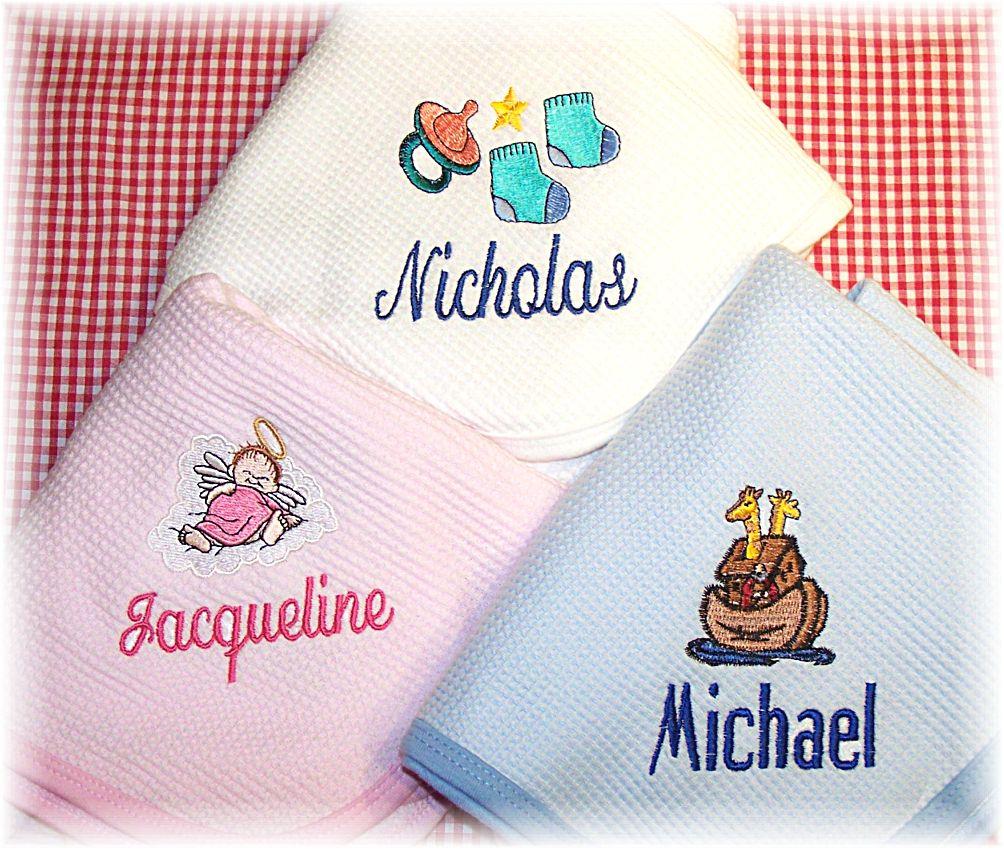 Personalized Cotton Baby Blankets